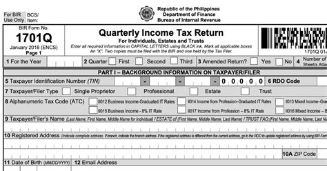 Form 1701Q .